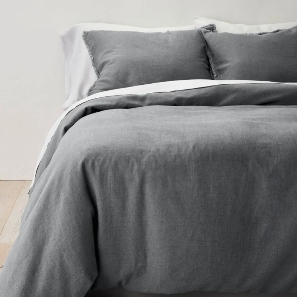 NWOT CASALUNA Heavyweight Linen Blend‎ Duvet Cover